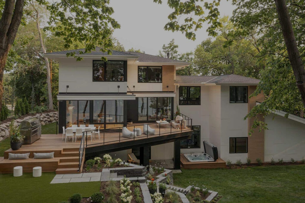 Covered outdoor living patio in San Dimas by Dollhouse Construction
