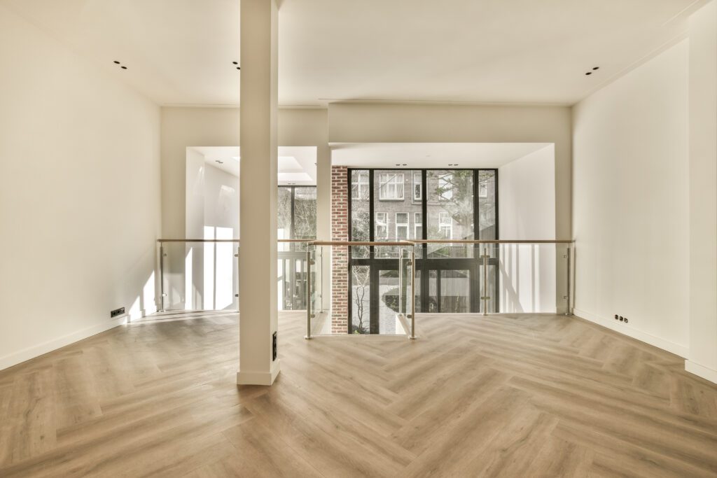 Remodeled open living space with hardwood floors in Claremont